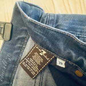 7 FOR ALL MANKIND Women’s Distressed Flare Jeans